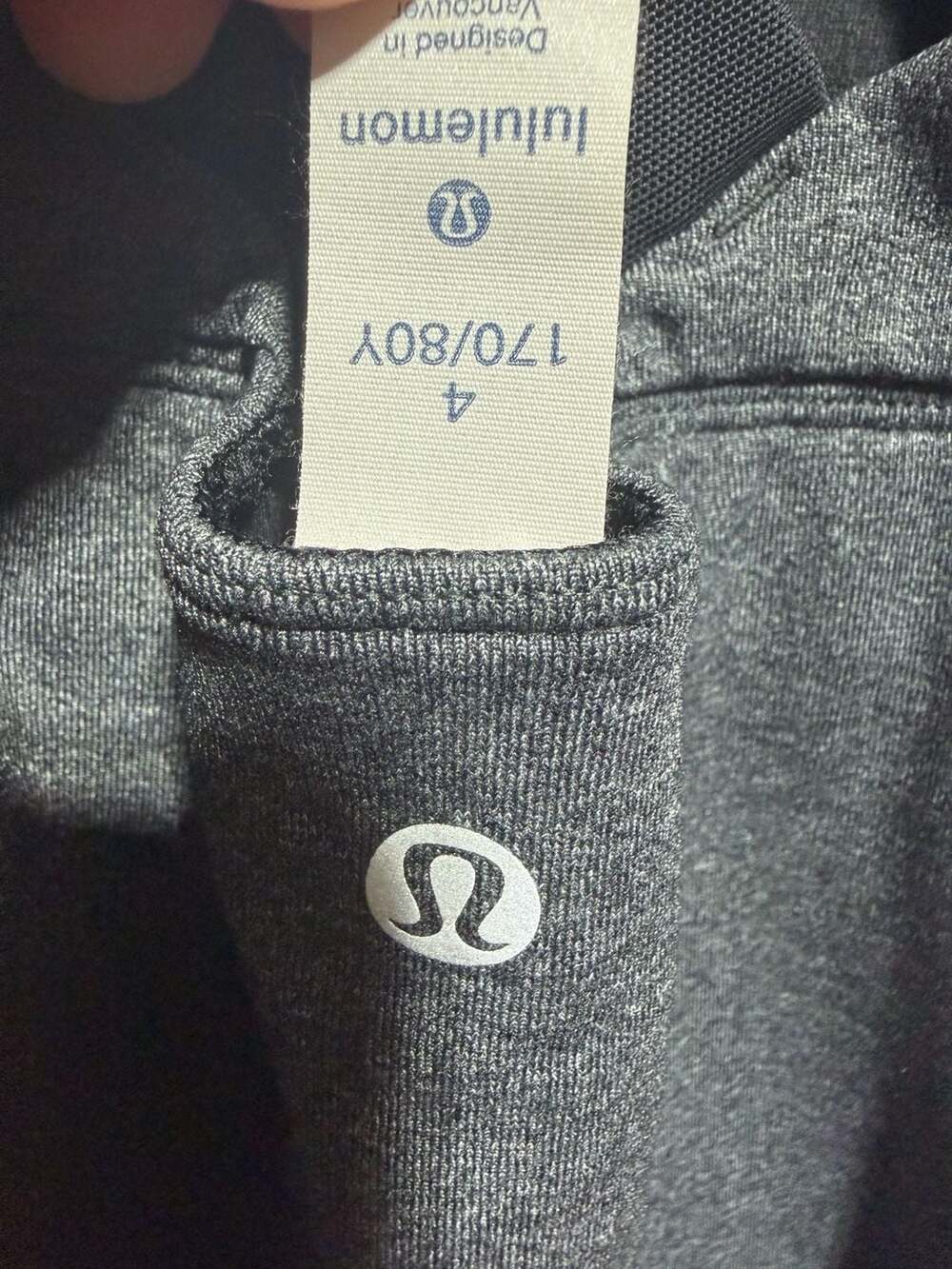 Lululemon Athletica Women's Heathered Grey Built-In Bra Tank Top Size 4 - Picture 4 of 4